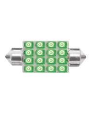 GG76102 - 211-2 GREEN 16-LED FESTOON DOME LIGHT BULBS, 12V GG76102 - 211-2 GREEN 16-LED FESTOON DOME LIGHT BULBS, 12V