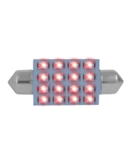 GG76103 - 211-2 RED 16-LED FESTOON DOME LIGHT BULBS, 12V GG76103 - 211-2 RED 16-LED FESTOON DOME LIGHT BULBS, 12V
