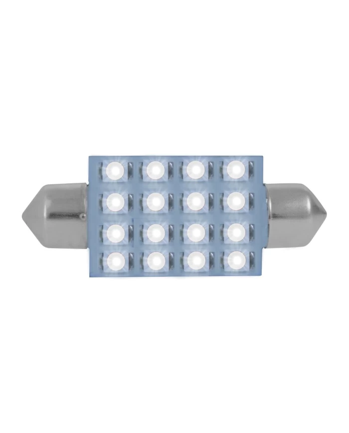 GG76104 - 211-2 WHITE 16-LED FESTOON DOME LIGHT BULBS, 12V GG76104 - 211-2 WHITE 16-LED FESTOON DOME LIGHT BULBS, 12V