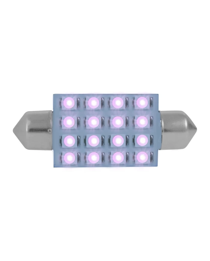 GG76105 - 211-2 PURPLE 16-LED FESTOON DOME LIGHT BULBS, 12V GG76105 - 211-2 PURPLE 16-LED FESTOON DOME LIGHT BULBS, 12V