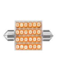GG76110 - 211-2 AMBER 24-LED FESTOON DOME LIGHT BULBS, 12V GG76110 - 211-2 AMBER 24-LED FESTOON DOME LIGHT BULBS, 12V