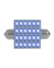 GG76111 - 211-2 BLUE 24-LED FESTOON DOME LIGHT BULBS, 12V