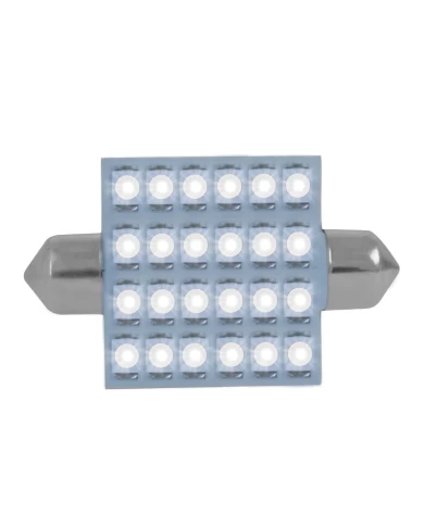 GG76114 - 211-2 WHITE 24-LED FESTOON DOME LIGHT BULBS, 12V GG76114 - 211-2 WHITE 24-LED FESTOON DOME LIGHT BULBS, 12V