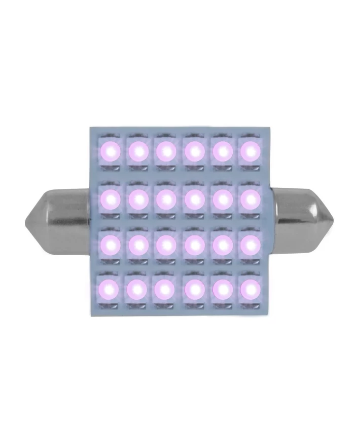 GG76115 - 211-2 PURPLE 24-LED FESTOON DOME LIGHT BULBS, 12V GG76115 - 211-2 PURPLE 24-LED FESTOON DOME LIGHT BULBS, 12V