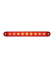 GG76142 - 6-1/2" FLUSH MOUNT RED/RED 9 LED LIGHT BAR, 3 WIRES GG76142 - 6-1/2" FLUSH MOUNT RED/RED 9 LED LIGHT BAR, 3 WIRES