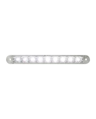 GG76144 - 6-1/2" FLUSH MOUNT WHITE 9 LED LIGHT BAR, 3 WIRES GG76144 - 6-1/2" FLUSH MOUNT WHITE 9 LED LIGHT BAR, 3 WIRES