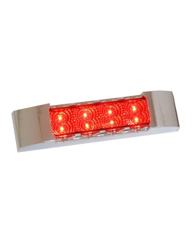 GG76172 - 6" RECT. SPYDER RED/RED LED LIGHT W/CR. PLASTIC BEZEL GG76172 - 6" RECT. SPYDER RED/RED LED LIGHT W/CR. PLASTIC BEZEL