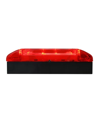 GG76202 - 6" RECT. RED/RED LED MARKER LIGHT W/ BLACK RISER GG76202 - 6" RECT. RED/RED LED MARKER LIGHT W/ BLACK RISER