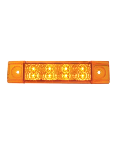 GG76270 - 6"L RECT. SPYDER AMBER/AMBER 8-LED MARKER/CLEARANCE LIGHT GG76270 - 6"L RECT. SPYDER AMBER/AMBER 8-LED MARKER/CLEARANCE LIGHT