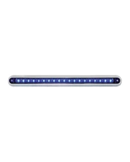 GG76292 - 12" BLUE/BLUE 19 LED LIGHT BAR W/ CR. PLASTIC BASE MOUNT GG76292 - 12" BLUE/BLUE 19 LED LIGHT BAR W/ CR. PLASTIC BASE MOUNT