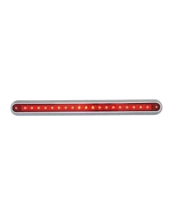 GG76295 - 12" RED/RED 19 LED LIGHT BAR W/ CR. PLASTIC BASE MOUNT GG76295 - 12" RED/RED 19 LED LIGHT BAR W/ CR. PLASTIC BASE MOUNT