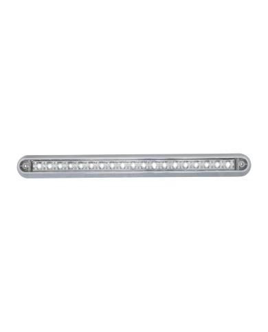 GG76297 - 12" WHITE/CLEAR 19 LED LIGHT BAR W/ CR. PLASTIC BASE MOUNT GG76297 - 12" WHITE/CLEAR 19 LED LIGHT BAR W/ CR. PLASTIC BASE MOUNT