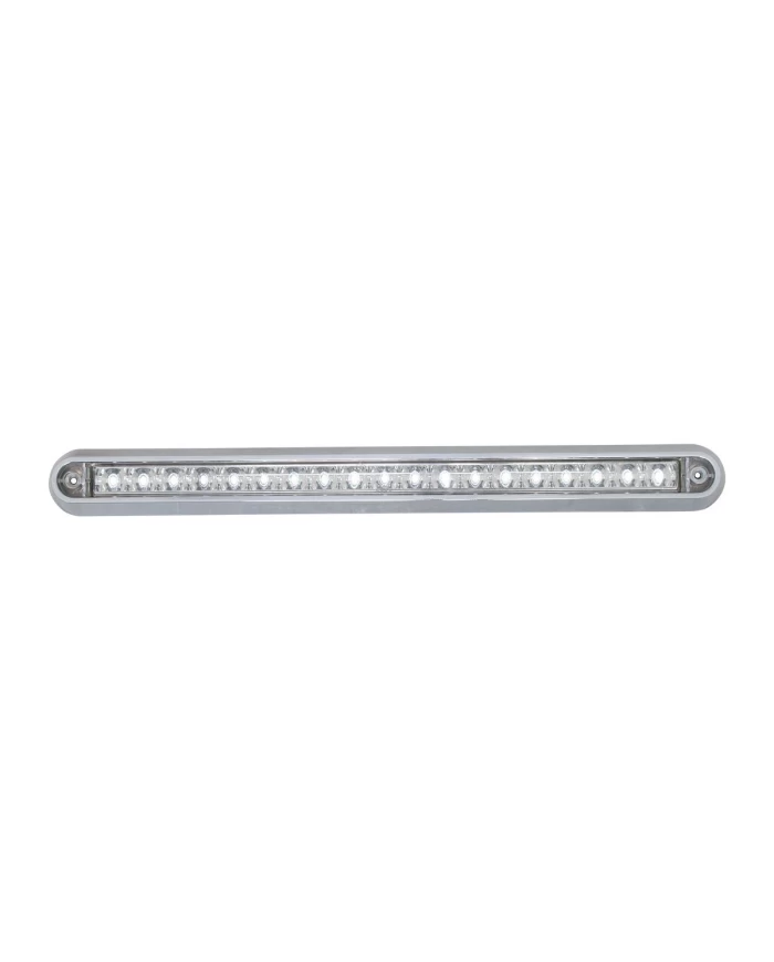 GG76297 - 12" WHITE/CLEAR 19 LED LIGHT BAR W/ CR. PLASTIC BASE MOUNT GG76297 - 12" WHITE/CLEAR 19 LED LIGHT BAR W/ CR. PLASTIC BASE MOUNT