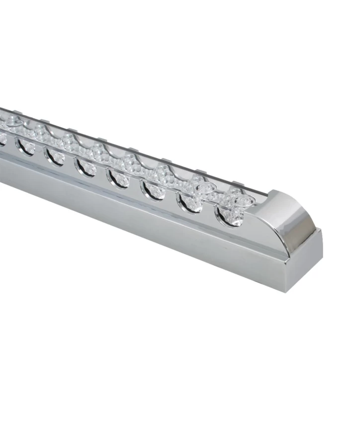 GG76301 - 20"L SPYDER AMBER/CLEAR 17-LED LIGHT BAR W/CR. PL BEZEL 1 ROW