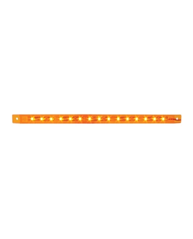 GG76310 - 12" ULTRA THIN AMBER 15-LED MARKER LIGHT BAR, AMBER LENS GG76310 - 12" ULTRA THIN AMBER 15-LED MARKER LIGHT BAR, AMBER LENS