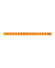GG76310 - 12" ULTRA THIN AMBER 15-LED MARKER LIGHT BAR, AMBER LENS GG76310 - 12" ULTRA THIN AMBER 15-LED MARKER LIGHT BAR, AMBER LENS