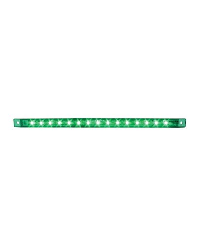 GG76313 - 12" ULTRA THIN GREEN 15-LED INTERIOR LIGHT BAR GG76313 - 12" ULTRA THIN GREEN 15-LED INTERIOR LIGHT BAR
