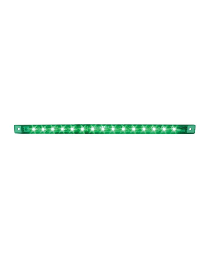 GG76313 - 12" ULTRA THIN GREEN 15-LED INTERIOR LIGHT BAR GG76313 - 12" ULTRA THIN GREEN 15-LED INTERIOR LIGHT BAR