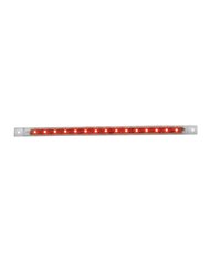 GG76316 - 12" ULTRA THIN RED 15-LED MARKER LIGHT BAR, CLEAR LENS GG76316 - 12" ULTRA THIN RED 15-LED MARKER LIGHT BAR, CLEAR LENS