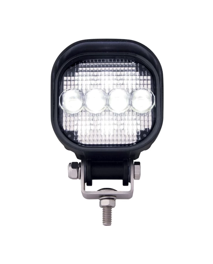 GG76352 - 3.5" SQUARE 10-LED WORK LIGHT, BLACK HOUSING W/ VISOR, 9~36V