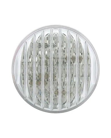 UP38365B-13 LED 2.5" Round Light (Clearance/Marker) - Red LED/Clear Lens (Bulk)
