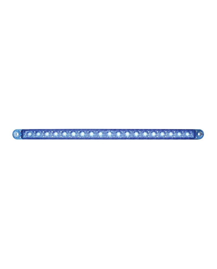 GG76382 - 12" BLUE 18 SMD LED FLUSH MOUNT LIGHT BAR, BLUE LENS, 3 WIRES