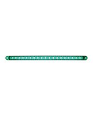 GG76383 - 12" GREEN 18 SMD LED FLUSH MOUNT LIGHT BAR, GREEN LENS, 3 WIRES