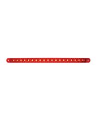 GG76385 - 12" RED 18 SMD LED FLUSH MOUNT LIGHT BAR, RED LENS, 3 WIRES