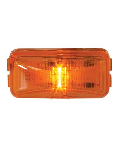 GG76410 - SMALL RECTANGULAR FLEET AMBER 1-LED MARKER LIGHT, AMBER LENS GG76410 - SMALL RECTANGULAR FLEET AMBER 1-LED MARKER LIGHT, AMBER LENS