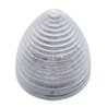 UP38369-13 LED 2.5" Round Beehive Light (Clearance/Marker) - Red LED/Clear Lens