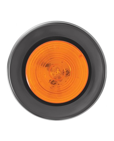 GG76435 - 2" AMBER 1 LED MARKER LIGHT W/ GROMMET & PIGTAIL GG76435 - 2" AMBER 1 LED MARKER LIGHT W/ GROMMET & PIGTAIL