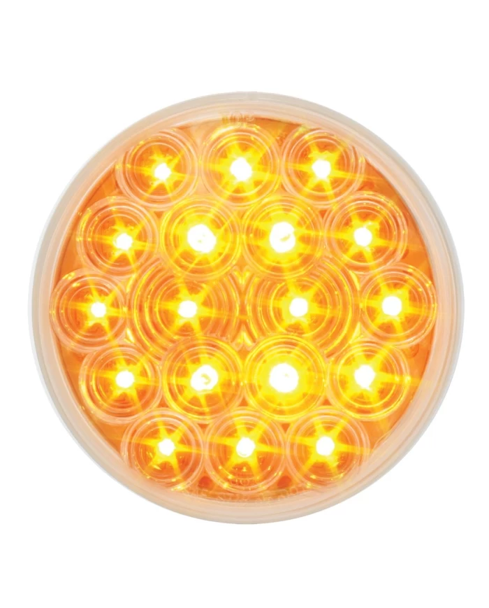 GG76451 - 4" FLEET AMBER/CLEAR 18 LED SEALED LIGHT GG76451 - 4" FLEET AMBER/CLEAR 18 LED SEALED LIGHT