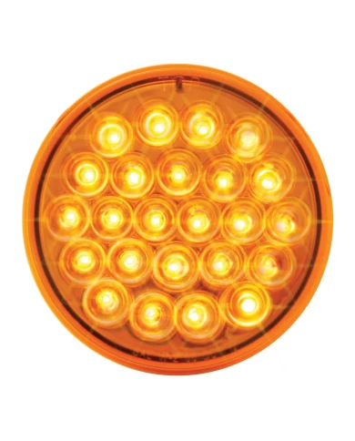 GG76460 - 1 4" PEARL AMBER LED STROBE LIGHT, AMBER LENS, 9~36V GG76460 - 1 4" PEARL AMBER LED STROBE LIGHT, AMBER LENS, 9~36V
