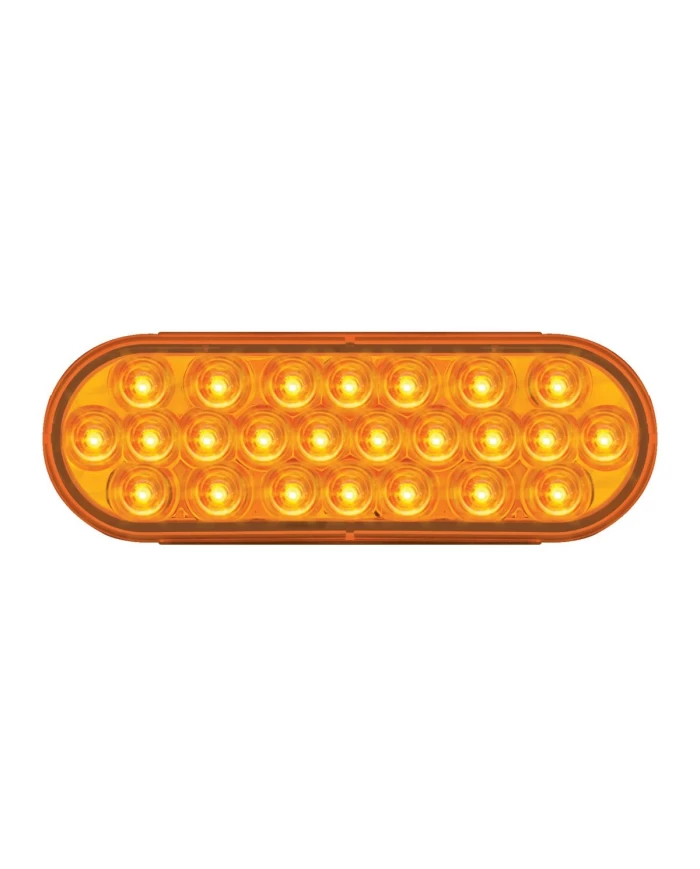 GG76470 - 1 OVAL PEARL AMBER LED STROBE LIGHT, AMBER LENS, 9~36V GG76470 - 1 OVAL PEARL AMBER LED STROBE LIGHT, AMBER LENS, 9~36V