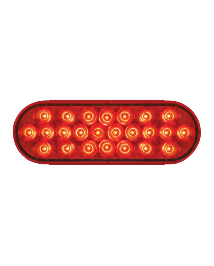 GG76474 - 1 OVAL PEARL RED LED STROBE LIGHT, RED LENS, 9~36V GG76474 - 1 OVAL PEARL RED LED STROBE LIGHT, RED LENS, 9~36V