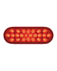 GG76474 - 1 OVAL PEARL RED LED STROBE LIGHT, RED LENS, 9~36V GG76474 - 1 OVAL PEARL RED LED STROBE LIGHT, RED LENS, 9~36V