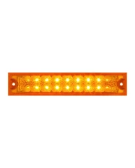 GG76480 - 10"L SPYDER AMBER 18-LED LIGHT BAR, AMBER LENS DOUBLE ROW