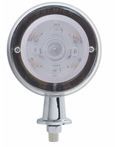 UP38377-13 LED 1-1/8" Arm Honda Light Kit - Amber LED/Clear Lens