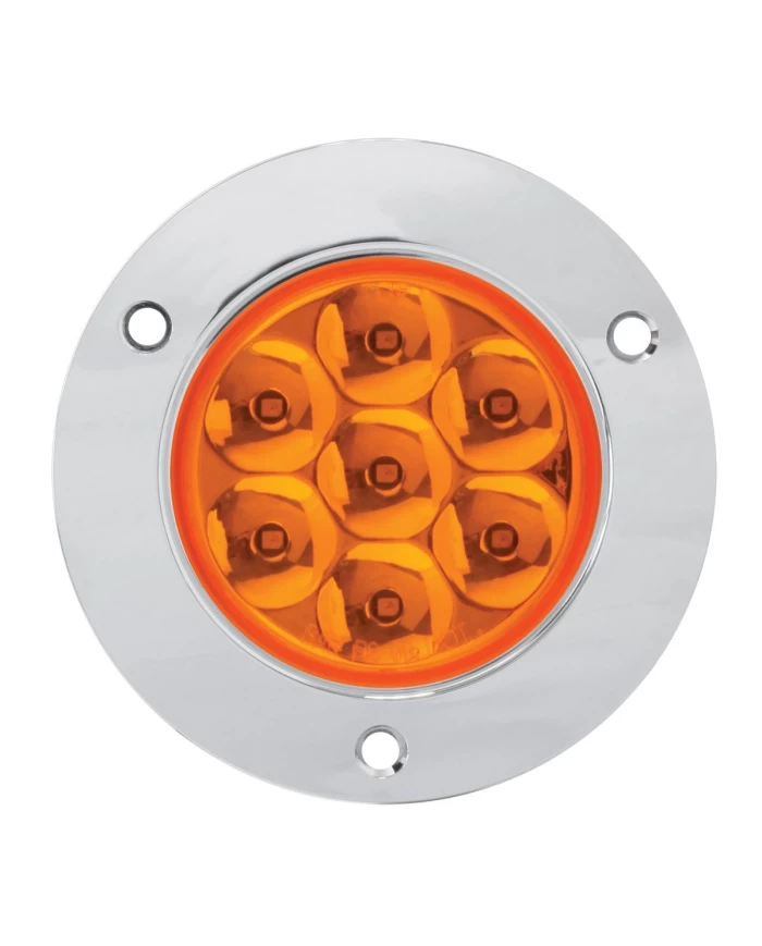 GG76560 - 2" LOW PROFILE PEARL AM/AM LED LIGHT W/PIGTAIL & CR. RIM