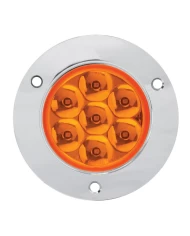 GG76560 - 2" LOW PROFILE PEARL AM/AM LED LIGHT W/PIGTAIL & CR. RIM