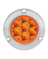 GG76570 - 2" LOW PROFILE PEARL AM/AM LED LIGHT W/PIGTAIL & S.S. RIM