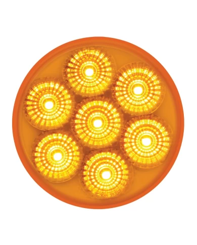 GG76620 - 2" LOW PROFILE SPYDER AMBER 7-LED MARKER LIGHT, AMBER LENS GG76620 - 2" LOW PROFILE SPYDER AMBER 7-LED MARKER LIGHT, AMBER LENS