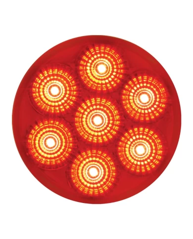 GG76622 - 2" LOW PROFILE SPYDER RED 7LED MARKER LIGHT, RED LENS GG76622 - 2" LOW PROFILE SPYDER RED 7LED MARKER LIGHT, RED LENS