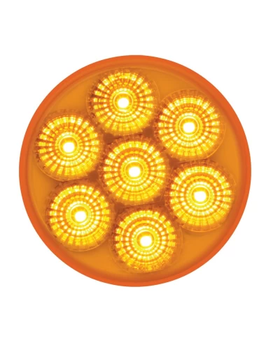 GG76625 - 2" LOW PROFILE SPYDER AMBER/ AMBER 7 LED DUAL/3WIRES LIGHT GG76625 - 2" LOW PROFILE SPYDER AMBER/ AMBER 7 LED DUAL/3WIRES LIGHT