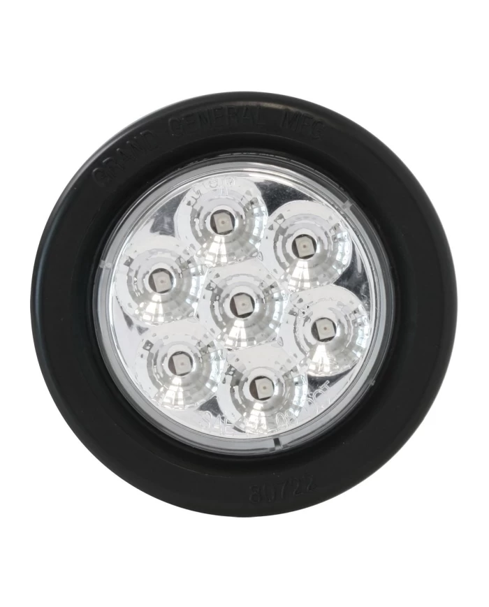 GG76631 - 2" LOW PROFILE SPYDER AM/CLEAR LED LIGHT W/PIGTAIL & GROMMET