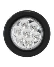 GG76631 - 2" LOW PROFILE SPYDER AM/CLEAR LED LIGHT W/PIGTAIL & GROMMET