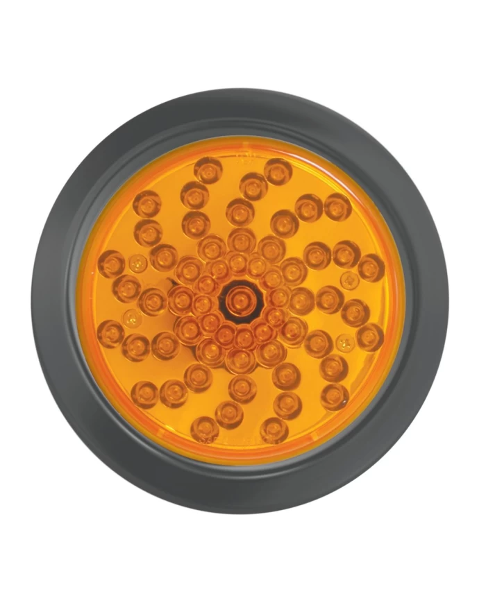 GG76725 - 4" TWISTER AMBER/AMBER 61-LED LIGHT W/GROMMET & PIGTAIL GG76725 - 4" TWISTER AMBER/AMBER 61-LED LIGHT W/GROMMET & PIGTAIL