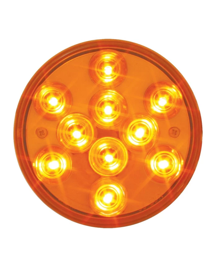 GG76840 - 4" MEGA 10 PLUS AMBER/AMBER 10 LED LIGHT GG76840 - 4" MEGA 10 PLUS AMBER/AMBER 10 LED LIGHT