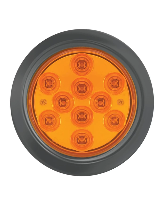 GG76844 - 4" MEGA 10 PLUS AMBER/AMBER LED W/ GROMMET & PIGTAIL GG76844 - 4" MEGA 10 PLUS AMBER/AMBER LED W/ GROMMET & PIGTAIL