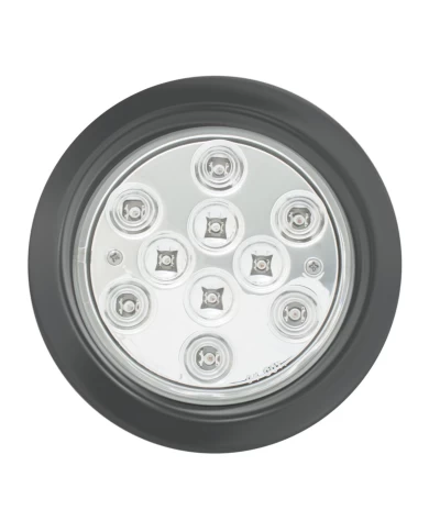 GG76847 - 4" MEGA 10 PLUS RED/CLEAR LED W/ GROMMET & PIGTAIL GG76847 - 4" MEGA 10 PLUS RED/CLEAR LED W/ GROMMET & PIGTAIL